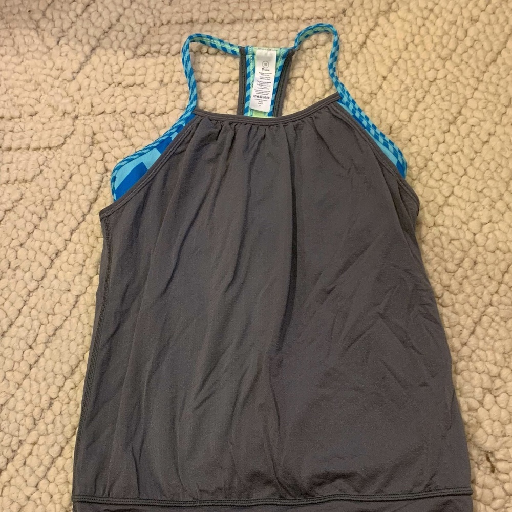 Ivivva Grey Double Dutch Tank Top